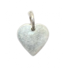 Sterling silver 925 heart shape polished charm pendant C 540